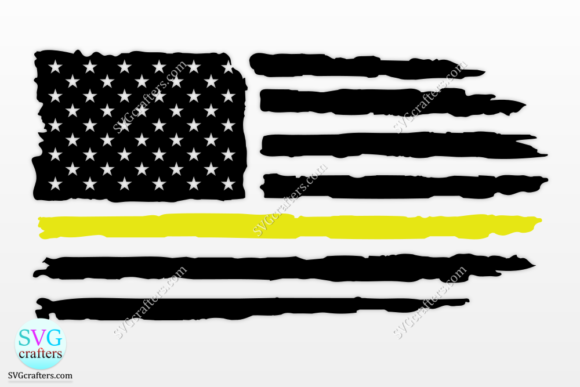 American Distressed Flag Dispatcher Graphics