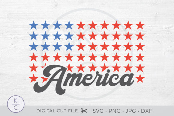 American Flag - 4th of July Graphics for Crafts