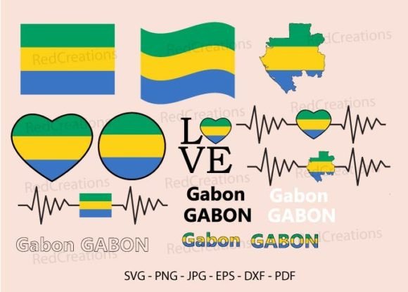 Boost Your Brand With Gabon Flag Bundle Svg