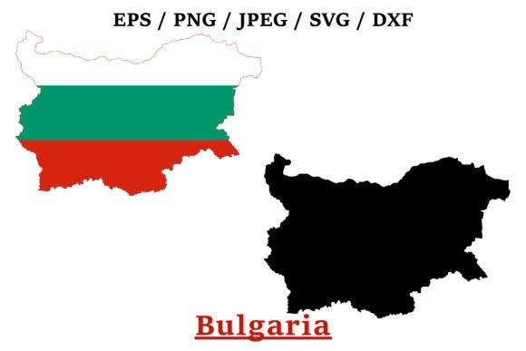 Bulgaria Flag Graphic for Crafts and Design