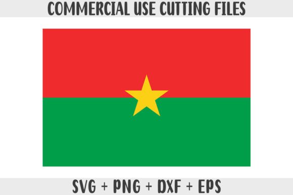 Burkina Faso Flag SVG Original Colors for Graphics and Crafts
