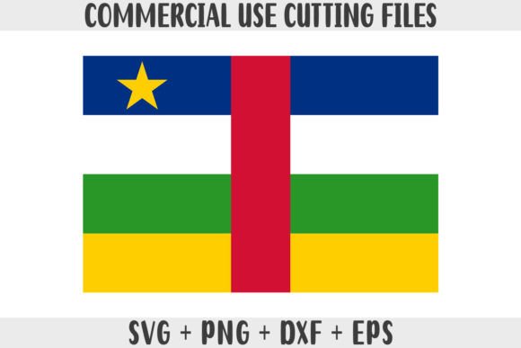 Central African Republic Flag SVG, PNG Review