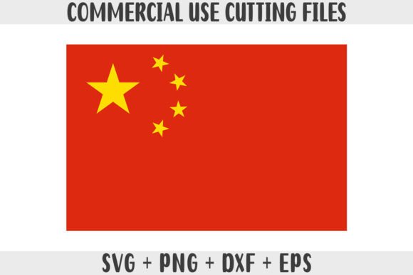 China Flag SVG Original Colors for Crafts and Graphics