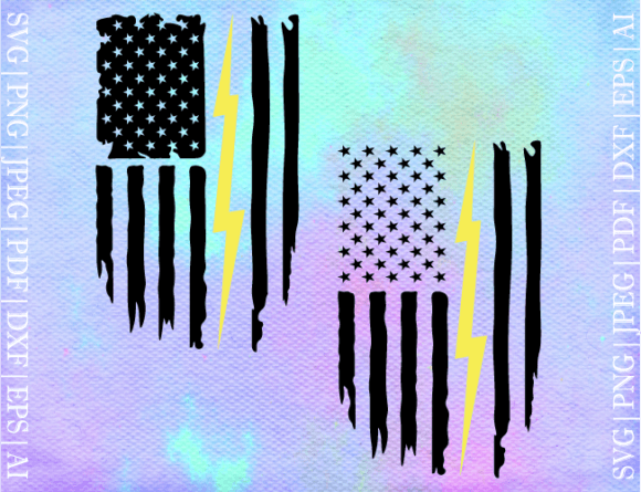 Electrician Flag Graphics for Crafts and Web Design