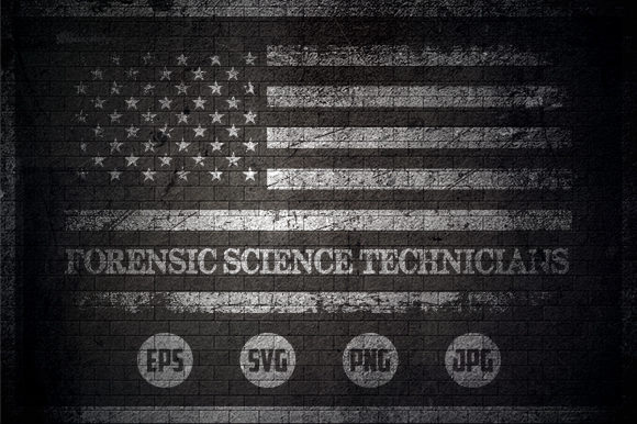 Forensic Science Technicians - USA Flag