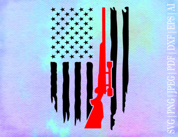 FREE Hunting Flag SVG for Crafts and Graphics