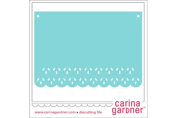 Lacy Flag Banner for Graphics and Crafts