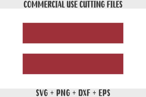Latvia Flag SVG Graphics for Crafts