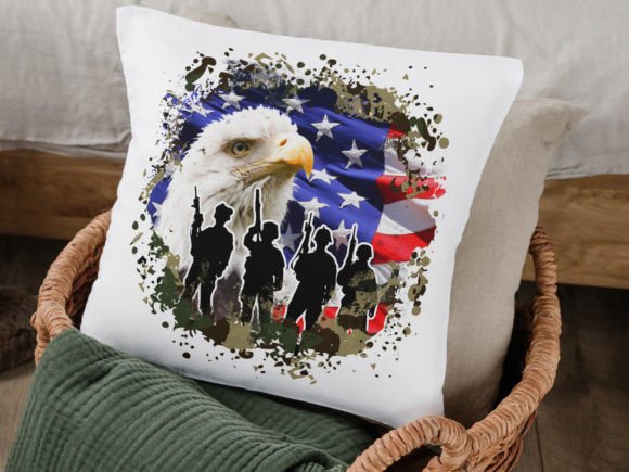 Patriotic Sublimation Design for Crafts and Graphics