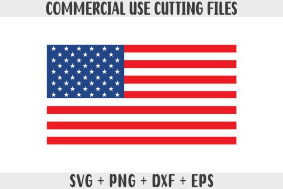 USA Flag SVG Original Colors American for Crafts and Graphics